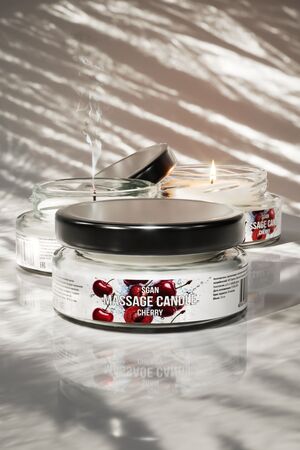 Массажная свеча «Спелая вишня» - 50 мл.